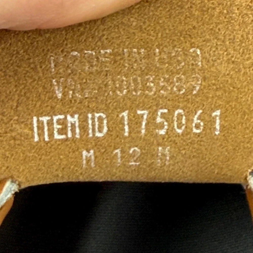 LL Bean Rubber Moc Bean Boots Mens 12 M Brown Tan Waterproof Shoes 175061 USA